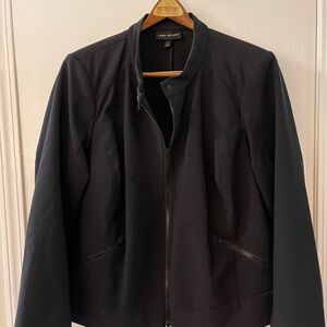 Lane Bryant Black Bomber Jacket